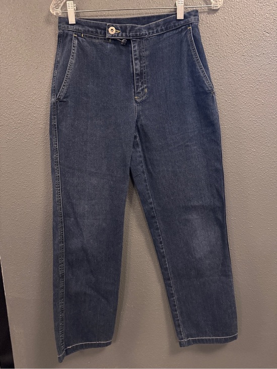 Liz Claiborne Denim - Liz Claiborne Women's Dark Wash High-Rise Straight Jeans - Blue